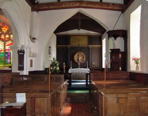 The interior of St Mary's is plain, with many ancient features having survived Victorian renovation