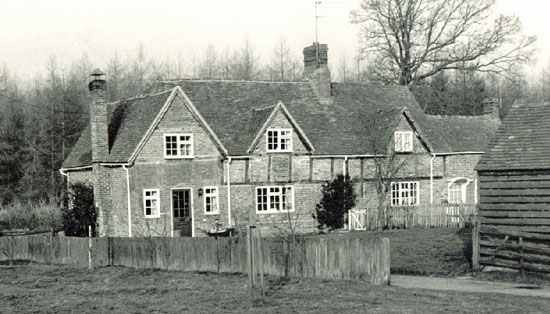 Lamellion was once three cottages; here, in the 1970s, it was two